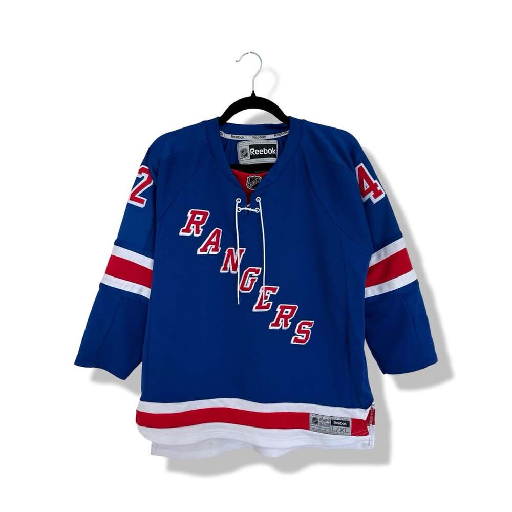 Reebok NHL New York Rangers #42 Artem Anisimov Youth L/XL Blue Home Hockey Jerse